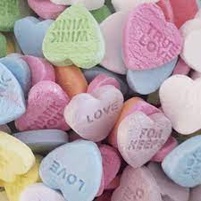 Conversation Hearts - Universal Candy (100g Approx)