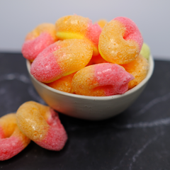 Freeze Dried Peach Rings (Bulk)