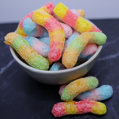 Freeze Dried Sour Worms (Bulk)