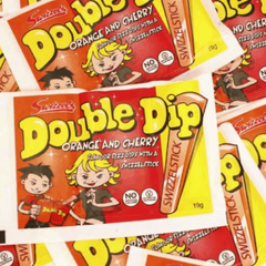 Swizzels Double Dip - Orange And Cherry (19g)