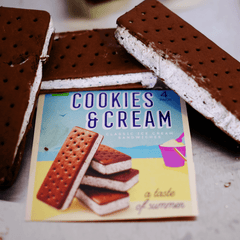 Freeze Dried Ice Cream Sandwich - Cookies & Cream (1pc) - Sweet Freeze